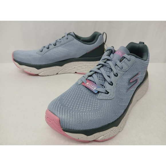 Skechers Womens Max Cushioning Elite - Limitless Running Shoe 128269 Blue Sz 8 - Picture 4 of 10